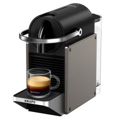 "Krups Nespresso Pixie XN306T Coffee Machine Titan - Sleek Design, Perfect Brew Every Time!"